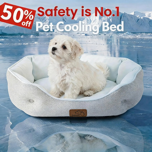 Bedsure Cooling Dog Beds for Small Dogs – Q-MAX>0.4 round Cat Beds for Indoor Cats, Washable Pet Bed for Puppy and Kitten with Slip-Resistant Bottom